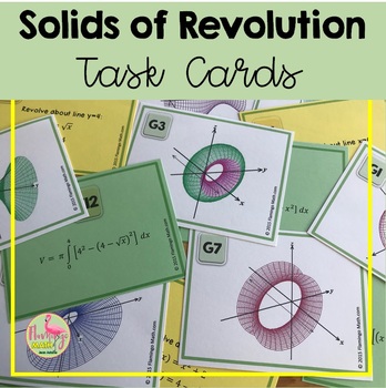 Calculus Volume of Revolution Match-Up Activity (Unit 8)