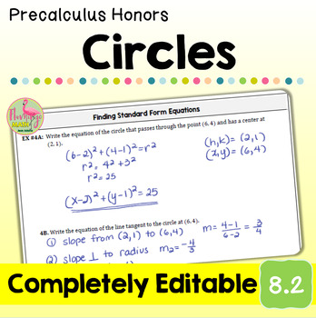 Circles Lesson Unit 8 Precalculus