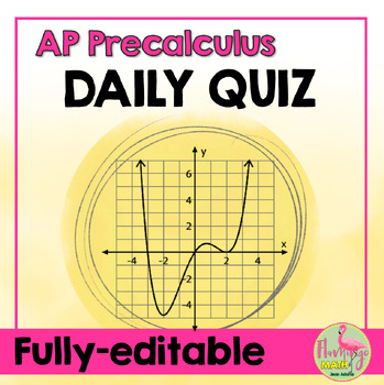 AP Precalculus Daily Quiz Bundle