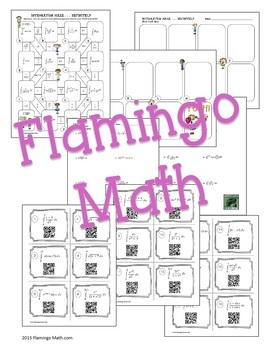 Calculus Integration Maze and Task Cards Activity (Unit 6) - Image 2