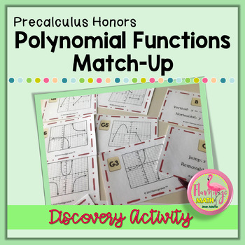 Polynomial Functions Stations and Task Cards Activity Unit 2 Precalculus