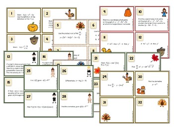 Derivatives Turkey Showdown Activity (Unit 3 Calculus) - Image 3