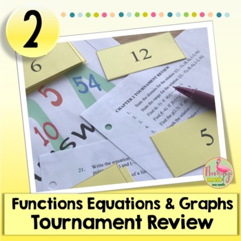 Functions and Graphs Tournament Review Activity (Algebra 2 - Unit 2)