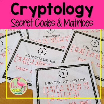Secret Codes: A Cryptology Task Cards Activity Unit 7 Precalculus