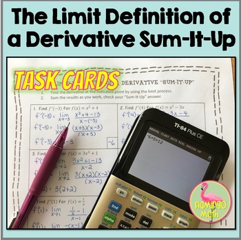 Limit Definition of the Derivative Sum-It-Up Activity