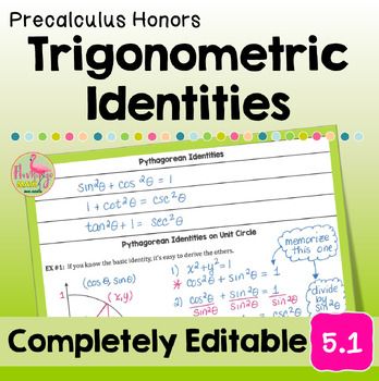 Fundamental Trigonometric Identities Unit 5 Precalculus