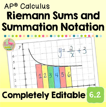 Riemann Sums and Sigma Notation (Unit 6 AP Calculus)