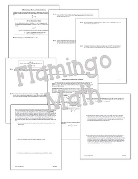 Differential Equations Guided Notes (Unit 7 AP Calculus AB) - Image 4