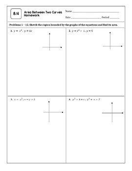Applications of Integration Homework (Unit 8 AP Calculus AB) - Image 2