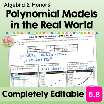 Polynomials in the Real World (Algebra 2 - Unit 5)
