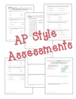 Applications of Integration Assessments (Unit 8 AP Calculus AB) - Image 3