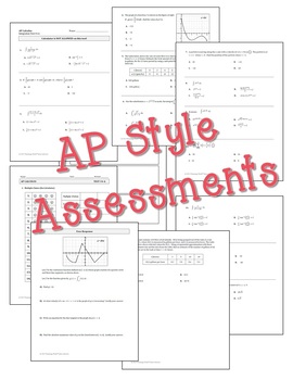 Integration Assessments (Unit 6 AP Calculus AB) - Image 4
