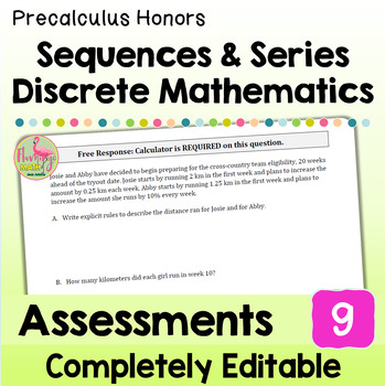 Sequences and Series Assessments Unit 9 Precalculus
