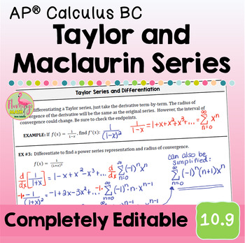Taylor and Maclaurin Series (BC Calculus - Unit 10)