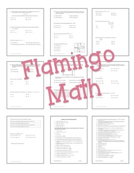 Algebra 2 Semester Exam and Review Editable - Image 3