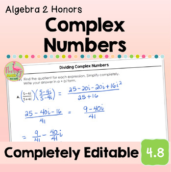 Complex Numbers (Algebra 2 - Unit 4)