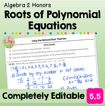 Roots of Polynomial Equations (Algebra 2 - Unit 5)