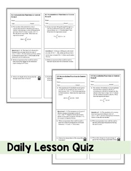 Accumulation Functions in Contexts (Unit 8 AP Calculus) - Image 4