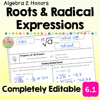 Roots and Radical Expressions (Algebra 2 - Unit 6)