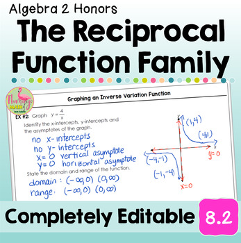 Reciprocal Functions (Algebra 2 - Unit 8)
