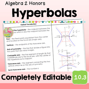 Hyperbolas (Algebra 2 - Unit 10)