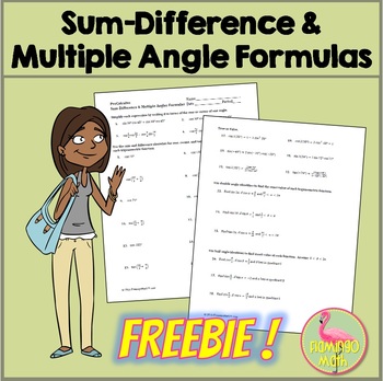 Sum Difference and Multiple Angles Formulas PreCalculus
