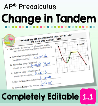 Change in Tandem (Unit 1 AP Precalculus)