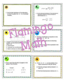 Differentiability and Continuity Stations Activity (Unit 2 Calculus) - Image 2