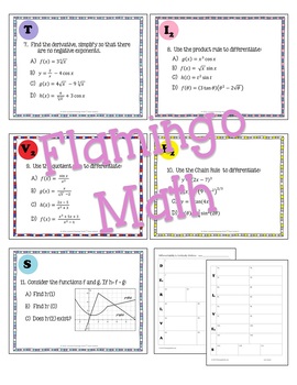 Differentiability and Continuity Stations Activity (Unit 2 Calculus) - Image 3