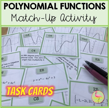 Polynomial Functions Sort & Match Activity Unit 5 Algebra 2