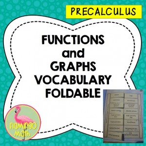 Functions Vocabulary   